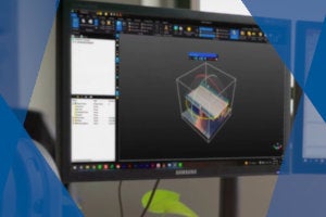 Trimble RealWorks on a desktop computer