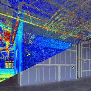 Virtual scan of a building